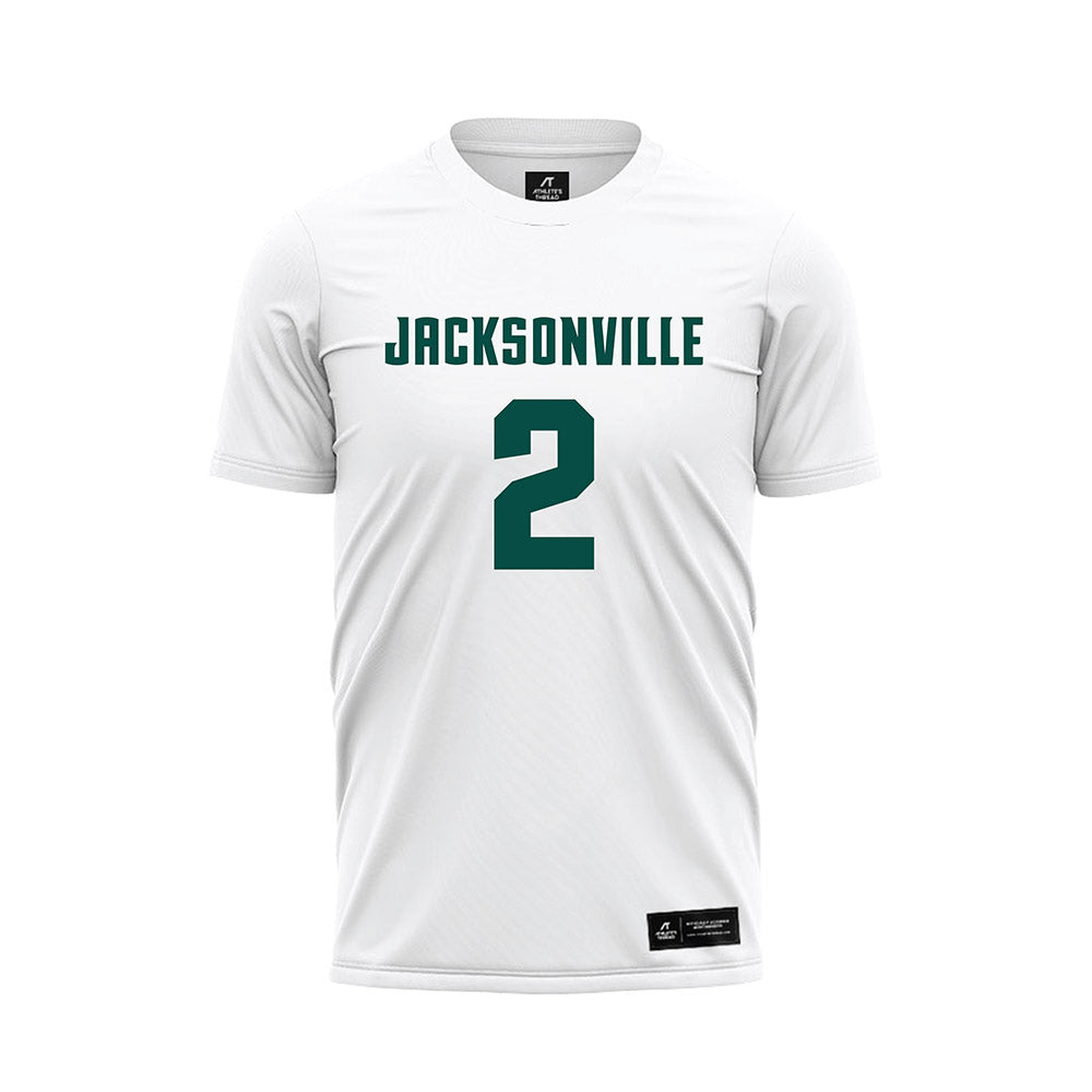 Jacksonville - NCAA Women's Soccer : Frida Johansson - White Soccer Jersey-0