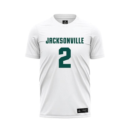 Jacksonville - NCAA Women's Soccer : Frida Johansson - White Soccer Jersey-0
