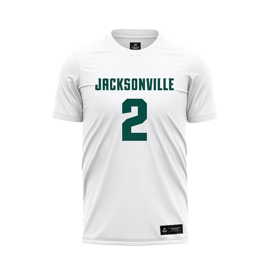 Jacksonville - NCAA Women's Soccer : Frida Johansson - White Soccer Jersey-0
