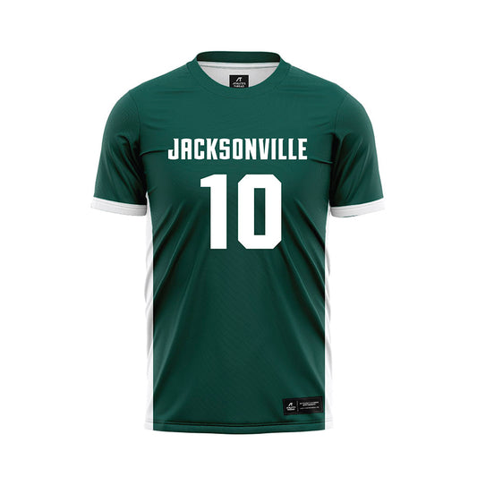 Jacksonville - NCAA Women's Soccer : Saki Sanno - Green Soccer Jersey-0