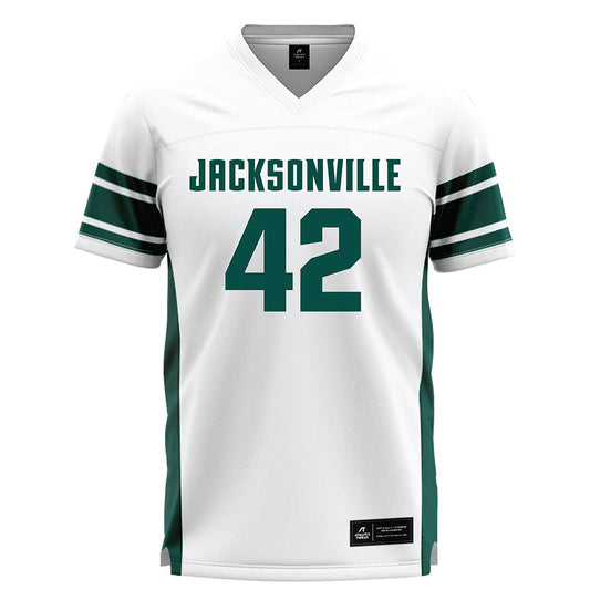 Jacksonville - NCAA Men's Lacrosse : Aaron Toguri - White Lacrosse Jersey-0