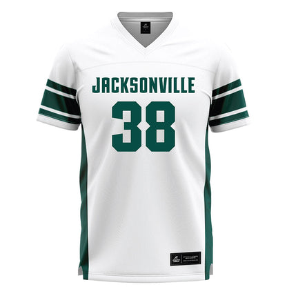 Jacksonville - NCAA Men's Lacrosse : Ryan Della Rocco - White Lacrosse Jersey-0