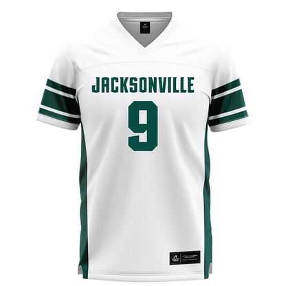 Jacksonville - NCAA Men's Lacrosse : Breyden Harrison - White Lacrosse Jersey-0