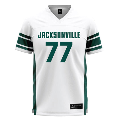 Jacksonville - NCAA Men's Lacrosse : Keller Holmes - White Lacrosse Jersey
