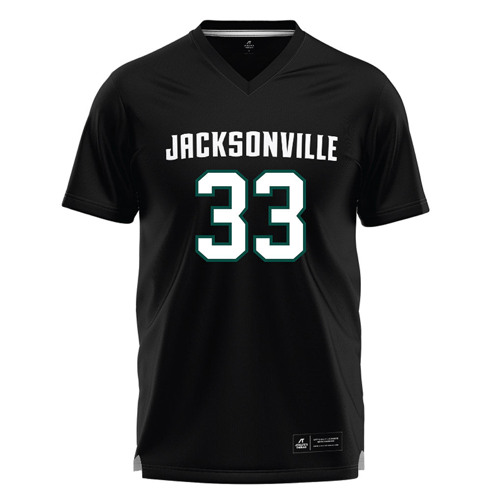 Jacksonville - NCAA Men's Lacrosse : Tate Jones - Black Lacrosse Jersey-0