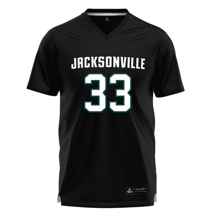 Jacksonville - NCAA Men's Lacrosse : Tate Jones - Black Lacrosse Jersey-0