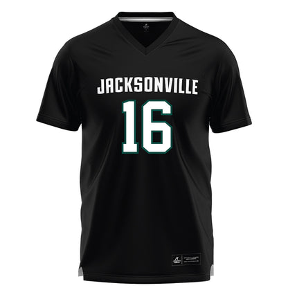 Jacksonville - NCAA Men's Lacrosse : Phillip Busenius - Black Lacrosse Jersey-0
