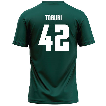 Jacksonville - NCAA Men's Lacrosse : Aaron Toguri - Green Lacrosse Jersey-1