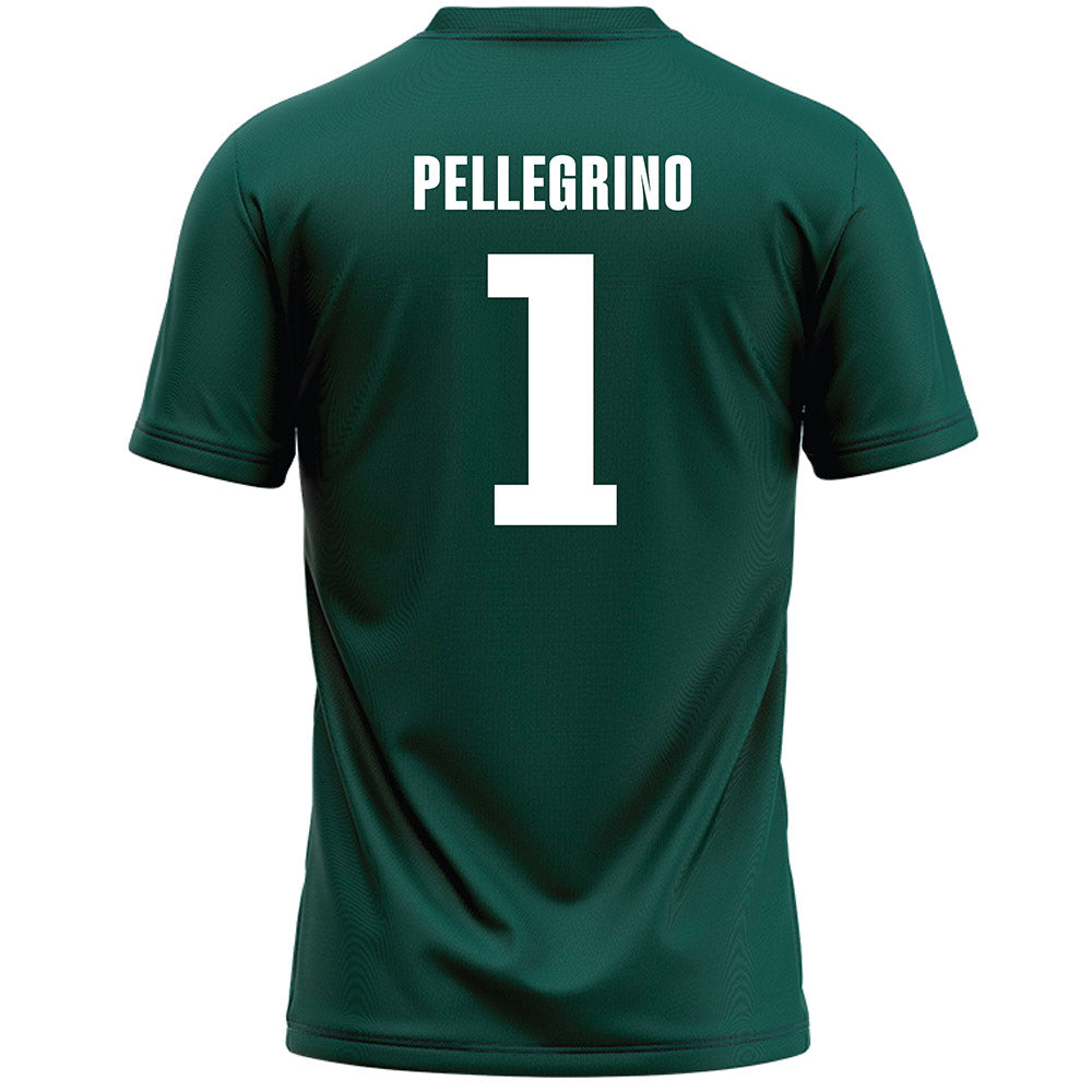 Jacksonville - NCAA Men's Lacrosse : Quentin Pellegrino - Green Lacrosse Jersey-1