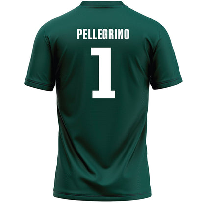 Jacksonville - NCAA Men's Lacrosse : Quentin Pellegrino - Green Lacrosse Jersey-1