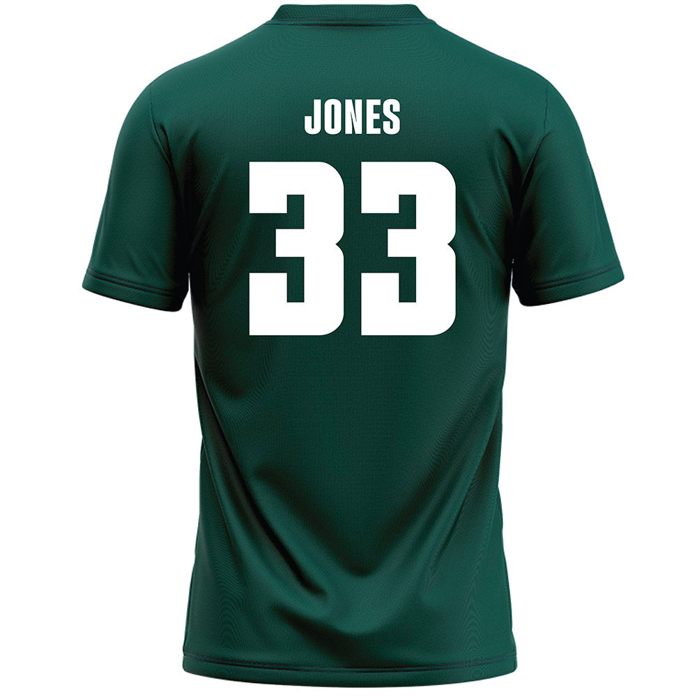 Jacksonville - NCAA Men's Lacrosse : Tate Jones - Green Lacrosse Jersey-1