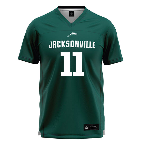 Jacksonville - NCAA Men's Lacrosse : Gavin Angell - Green Lacrosse Jersey-0