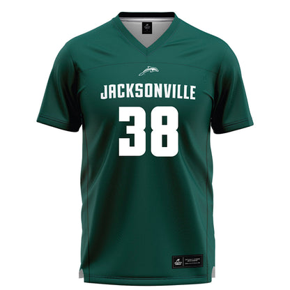 Jacksonville - NCAA Men's Lacrosse : Ryan Della Rocco - Green Lacrosse Jersey-0