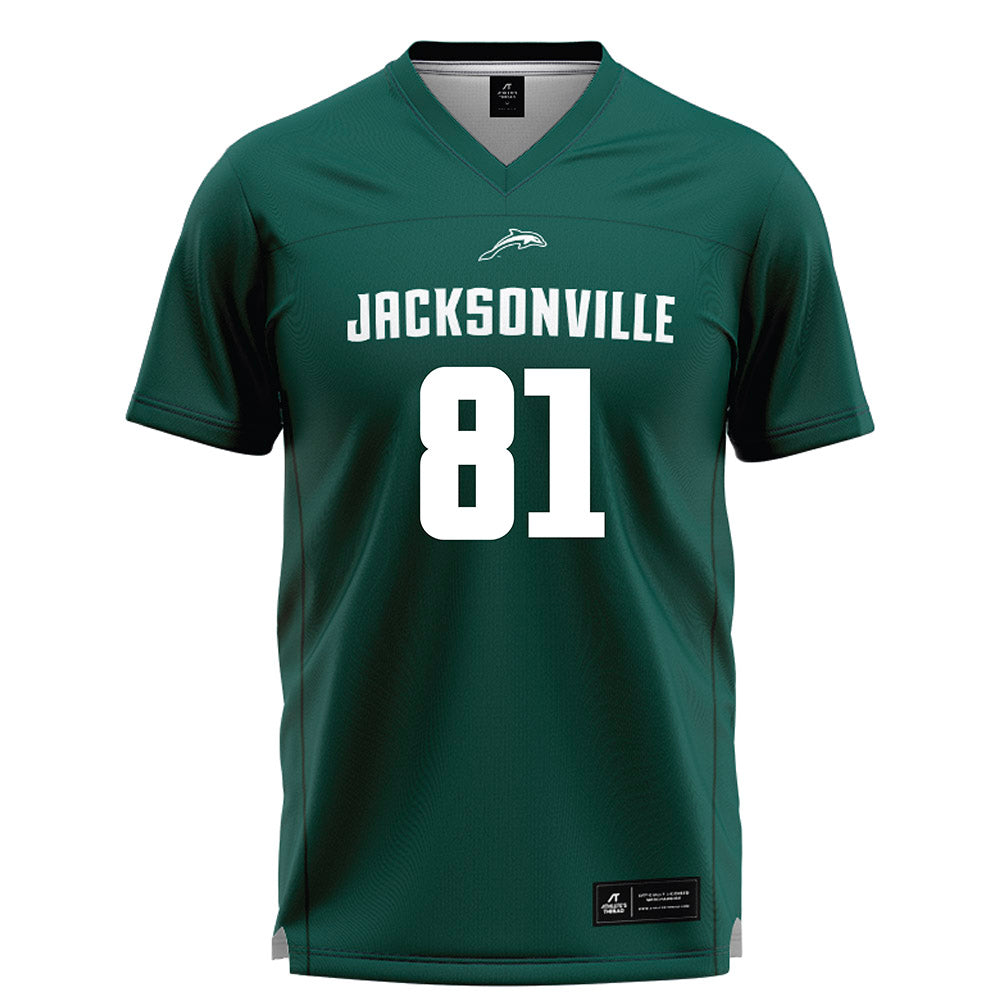 Jacksonville - NCAA Men's Lacrosse : Kyle Saeger - Green Lacrosse Jersey-0
