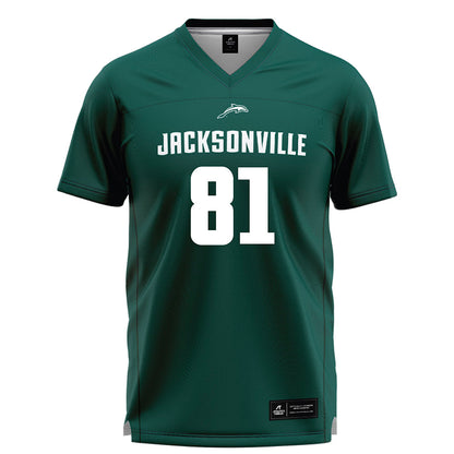 Jacksonville - NCAA Men's Lacrosse : Kyle Saeger - Green Lacrosse Jersey-0