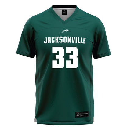 Jacksonville - NCAA Men's Lacrosse : Tate Jones - Green Lacrosse Jersey-0