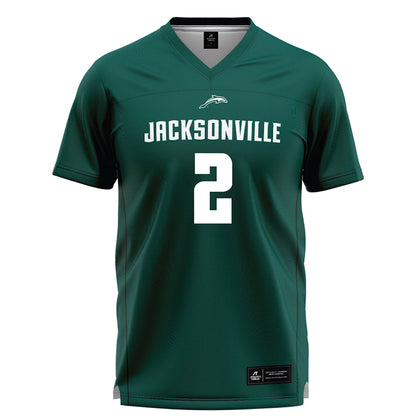 Jacksonville - NCAA Men's Lacrosse : Quinn Fuller - Green Lacrosse Jersey