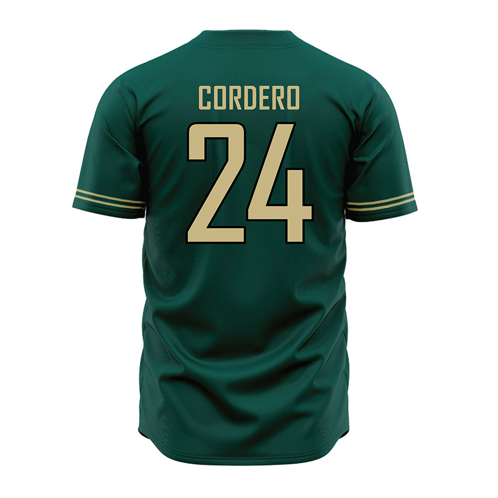 Jacksonville - NCAA Baseball : Anthony Cordero - Green Jersey-1