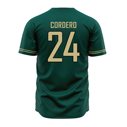 Jacksonville - NCAA Baseball : Anthony Cordero - Green Jersey-1