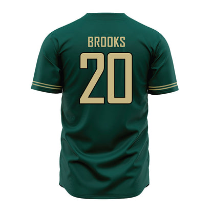 Jacksonville - NCAA Baseball : Grant Brooks - Green Jersey