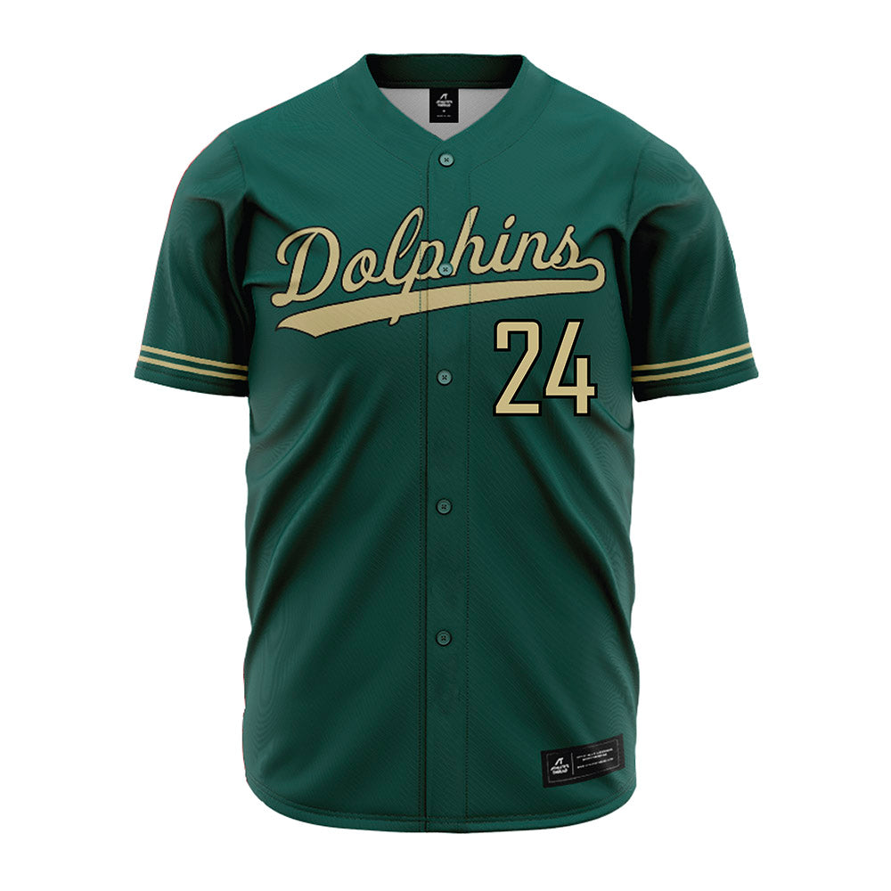 Jacksonville - NCAA Baseball : Anthony Cordero - Green Jersey-0