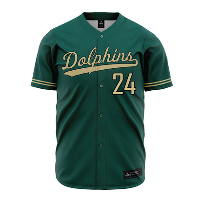 Jacksonville - NCAA Baseball : Anthony Cordero - Green Jersey-0