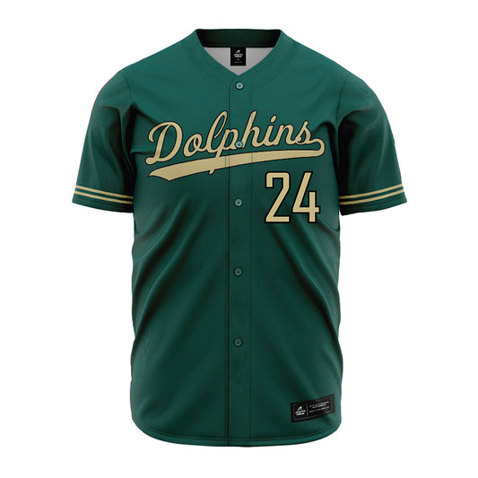 Jacksonville - NCAA Baseball : Anthony Cordero - Green Jersey-0