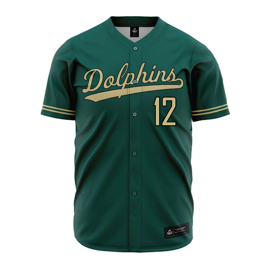 Jacksonville - NCAA Baseball : Josh Fernald - Green Jersey-0