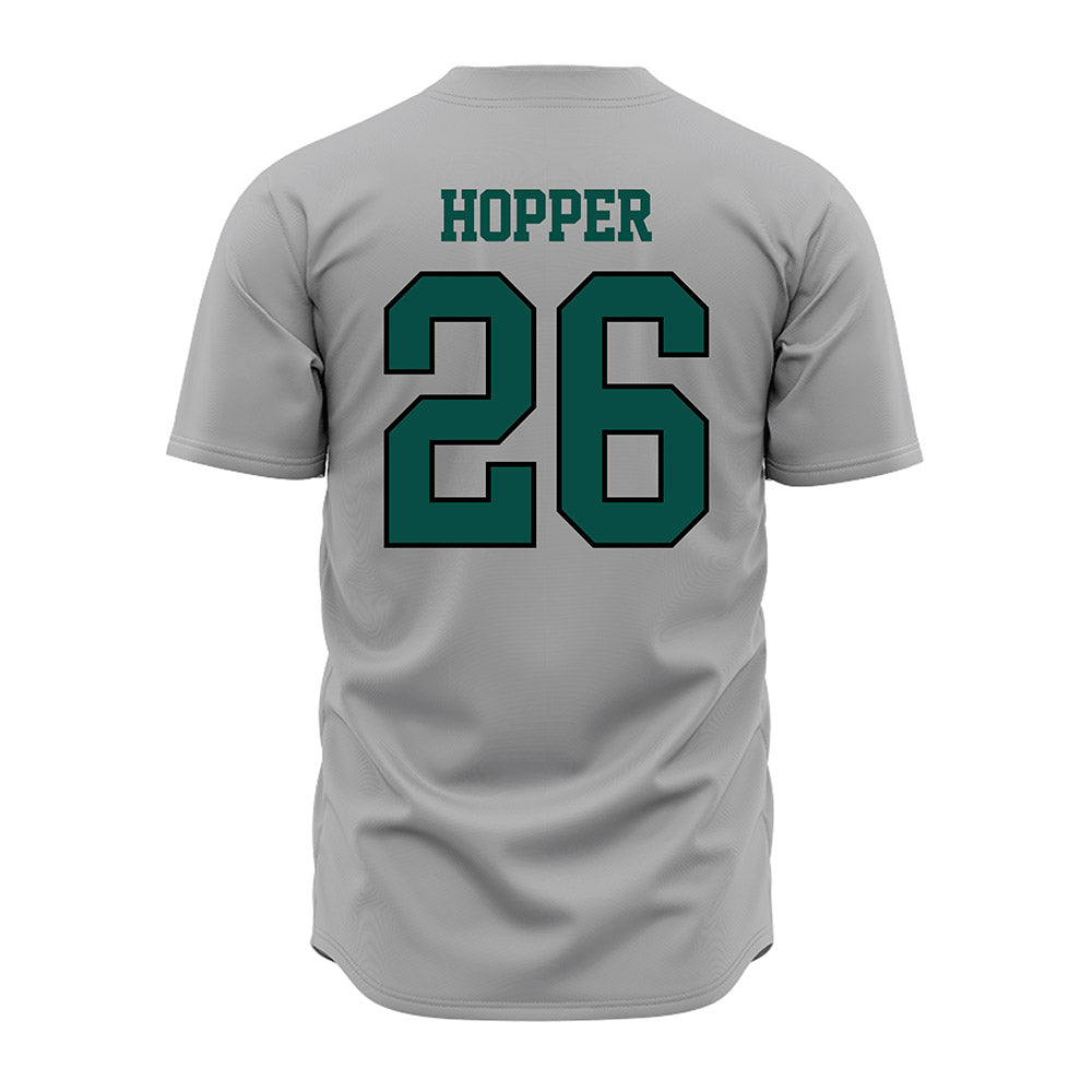 Jacksonville - NCAA Baseball : Kyle Hopper - Grey Jersey-1