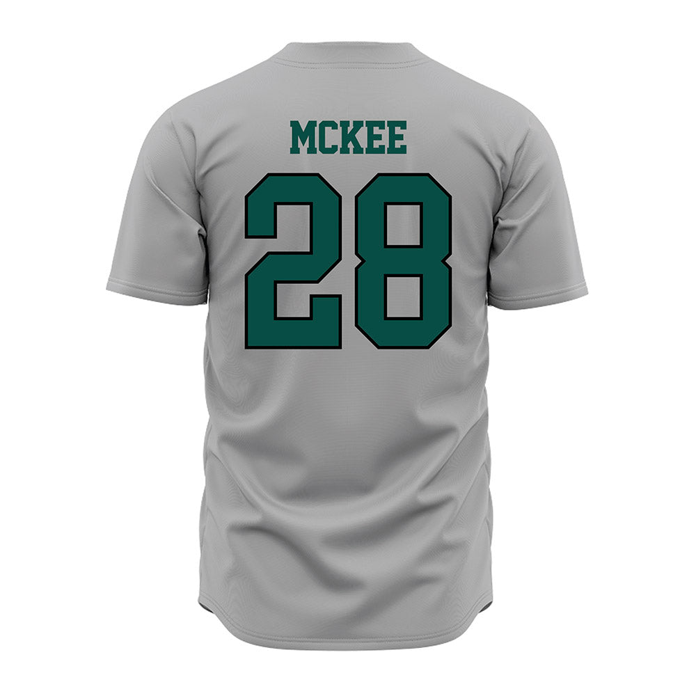 Jacksonville - NCAA Baseball : Connor McKee - Grey Jersey-1