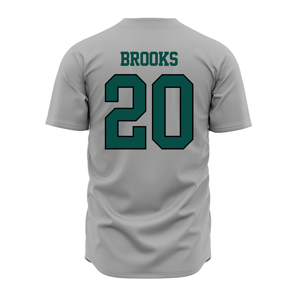 Jacksonville - NCAA Baseball : Grant Brooks - Grey Jersey
