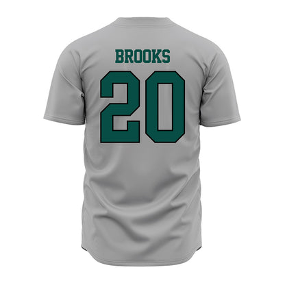 Jacksonville - NCAA Baseball : Grant Brooks - Grey Jersey