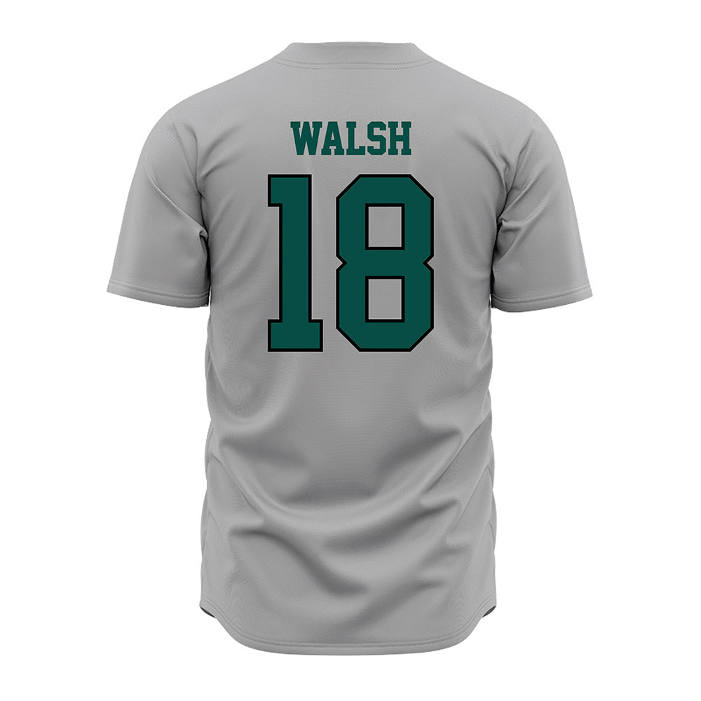Jacksonville - NCAA Baseball : Alex Walsh - Grey Jersey-1