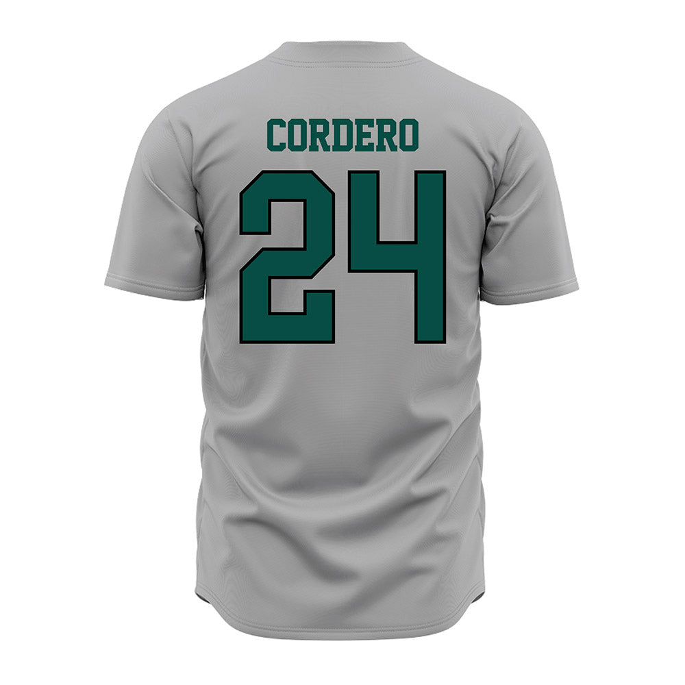 Jacksonville - NCAA Baseball : Anthony Cordero - Grey Jersey-1