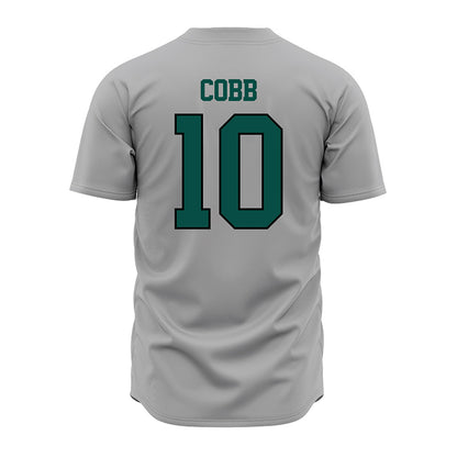 Jacksonville - NCAA Baseball : Drew Cobb - Grey Jersey-1