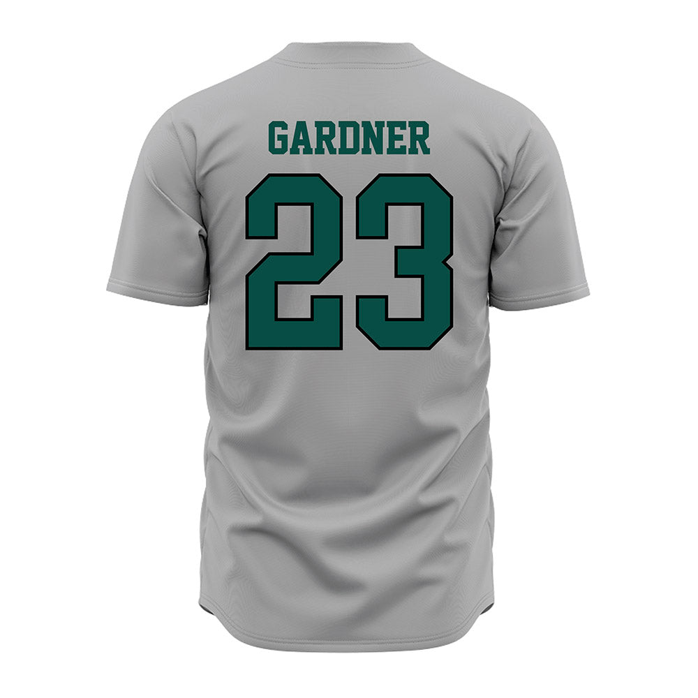 Jacksonville - NCAA Baseball : JJ Gardner - Grey Jersey-1