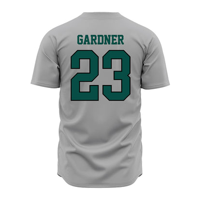 Jacksonville - NCAA Baseball : JJ Gardner - Grey Jersey-1
