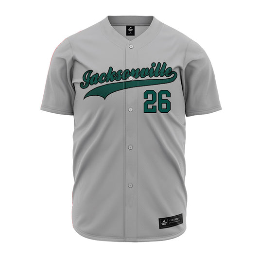Jacksonville - NCAA Baseball : Kyle Hopper - Grey Jersey-0