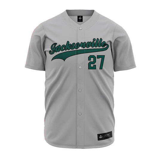 Jacksonville - NCAA Baseball : Scout Updike - Grey Jersey