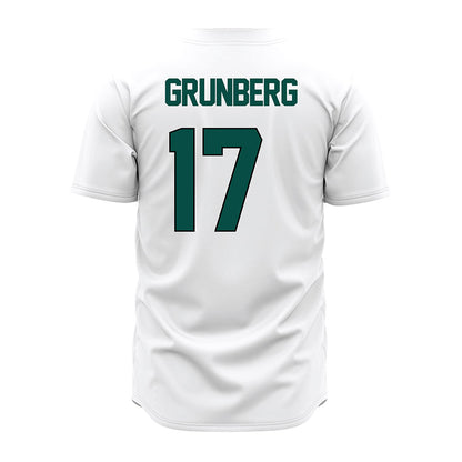 Jacksonville - NCAA Baseball : Sam Grunberg - White Jersey-1