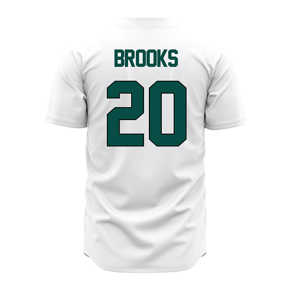 Jacksonville - NCAA Baseball : Grant Brooks - White Jersey