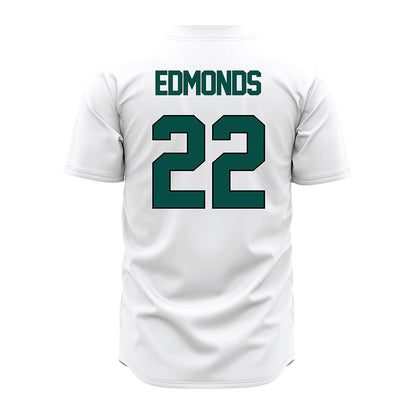 Jacksonville - NCAA Baseball : Blake Edmonds - White Jersey-1