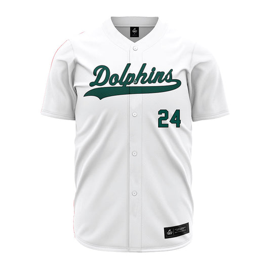Jacksonville - NCAA Baseball : Anthony Cordero - White Jersey-0