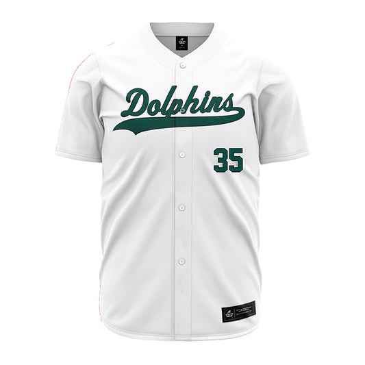 Jacksonville - NCAA Baseball : Kyle Powers - White Jersey