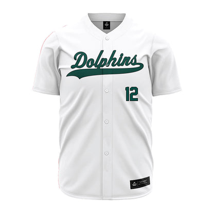 Jacksonville - NCAA Baseball : Josh Fernald - White Jersey-0