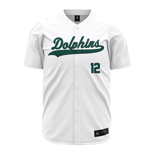 Jacksonville - NCAA Baseball : Josh Fernald - White Jersey-0