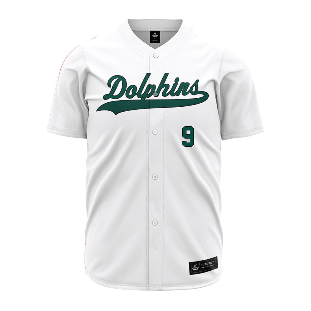 Jacksonville - NCAA Baseball : Abdriel Delgado - White Jersey