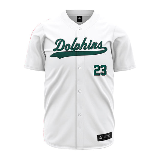 Jacksonville - NCAA Baseball : JJ Gardner - White Jersey-0