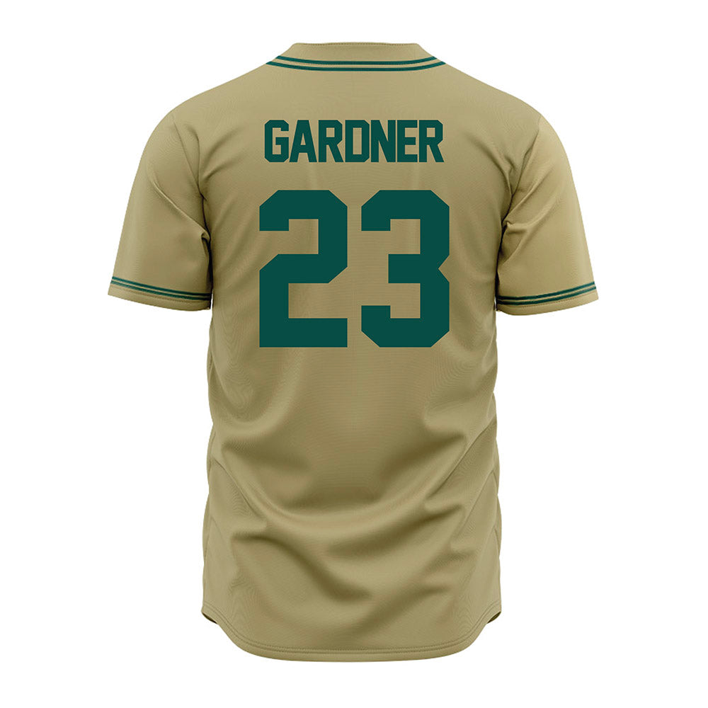 Jacksonville - NCAA Baseball : JJ Gardner - Gold Jersey-1