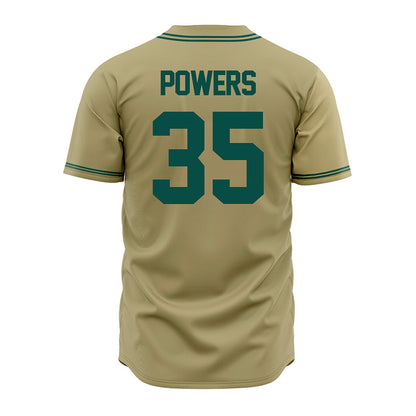 Jacksonville - NCAA Baseball : Kyle Powers - Gold Jersey-1